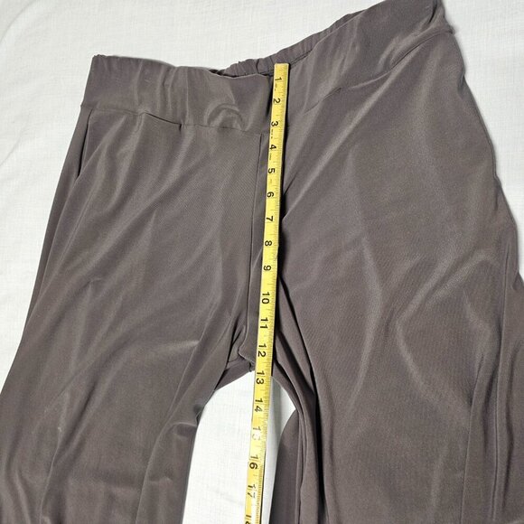 IC by Connie K Harem Parachute Pull On Jersey Women Ankle Pants Size L Gray - Picture 12 of 12